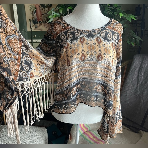 See You Monday Boho Women's Top - Picture 3 of 5